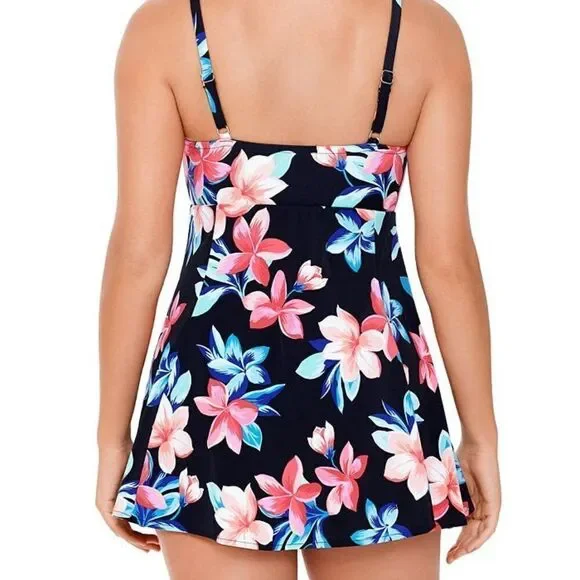 Swim Solutions Lanai Tummy Control Swimdress - NEW - Picture 3 of 16